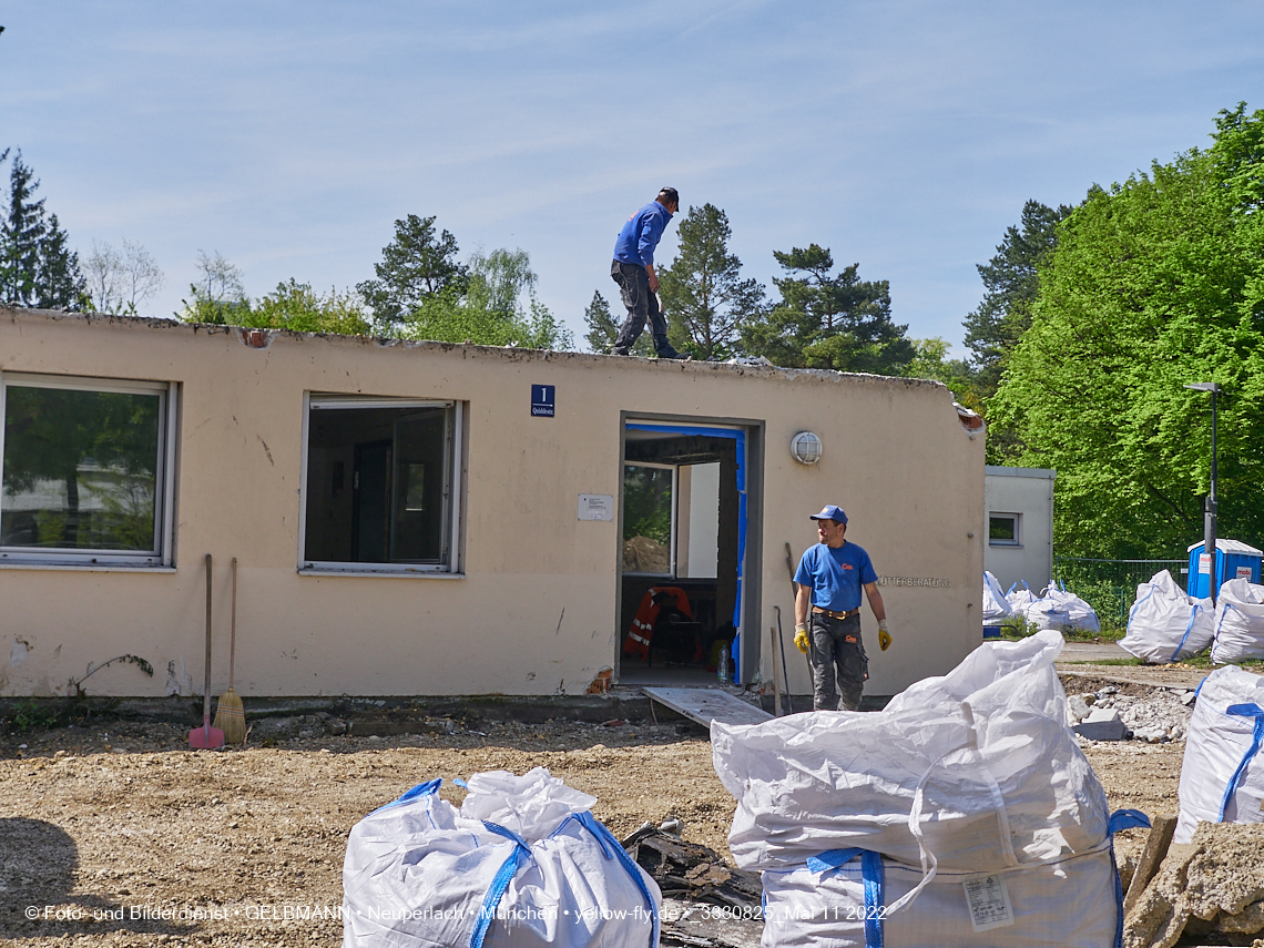 11.05.2022 - Baustelle am Haus für Kinder in Neuperlach
